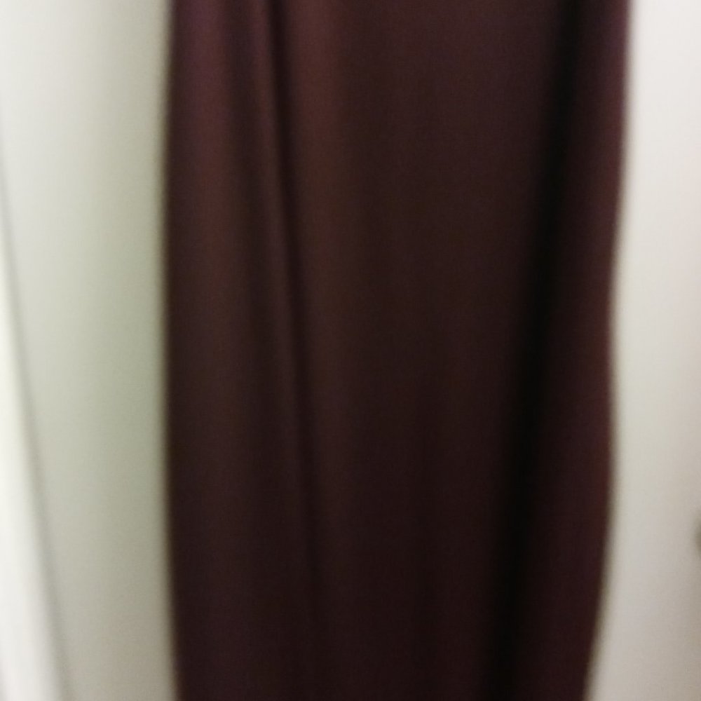 Burgundy shoulder out maxi dress